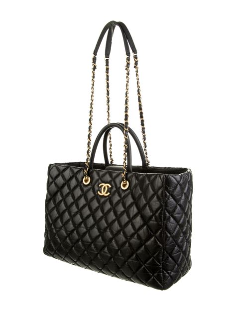 chanel coco tote|chanel large shopping tote.